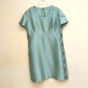 Beautiful vintage aqua Parues  Feinstein dress